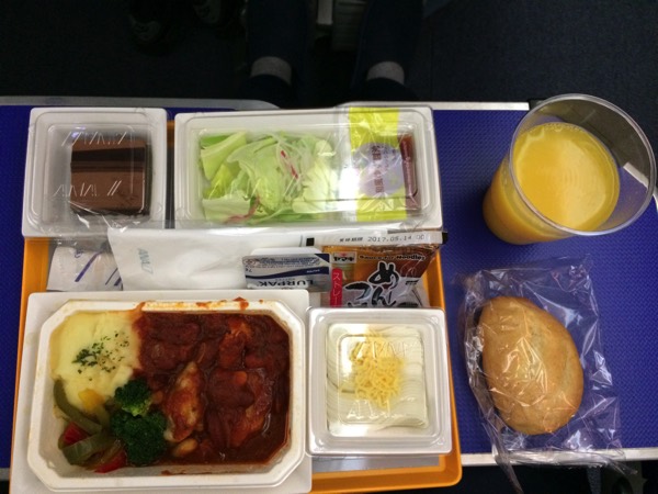 อาหารPremium Economy class