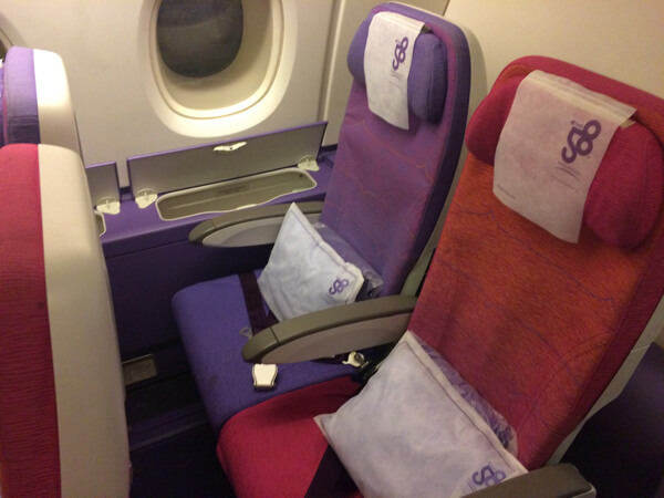 Economy class A380 Thai Airways