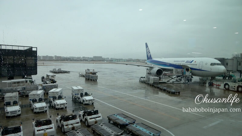 ANA lounge domestic osaka รีวิว