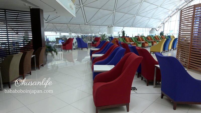 Thai Airways royal orchid lounge Hongkong รีวิว
