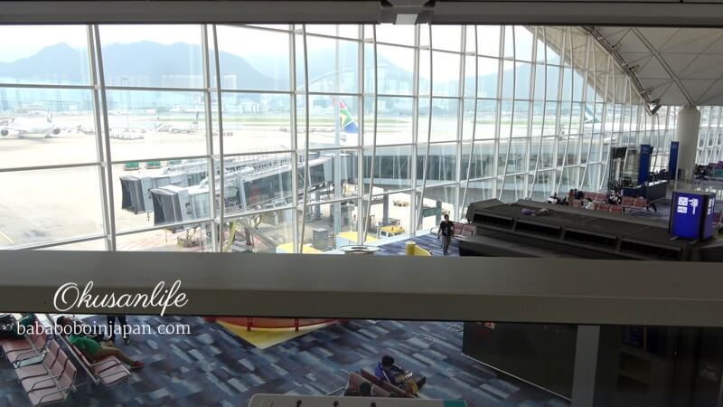 Thai Airways royal orchid lounge Hongkong รีวิว