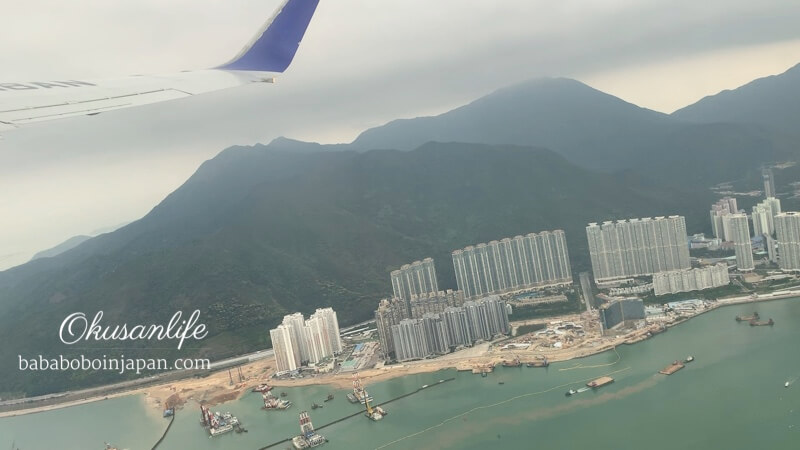 รีวิว ANA hongkong to KIX